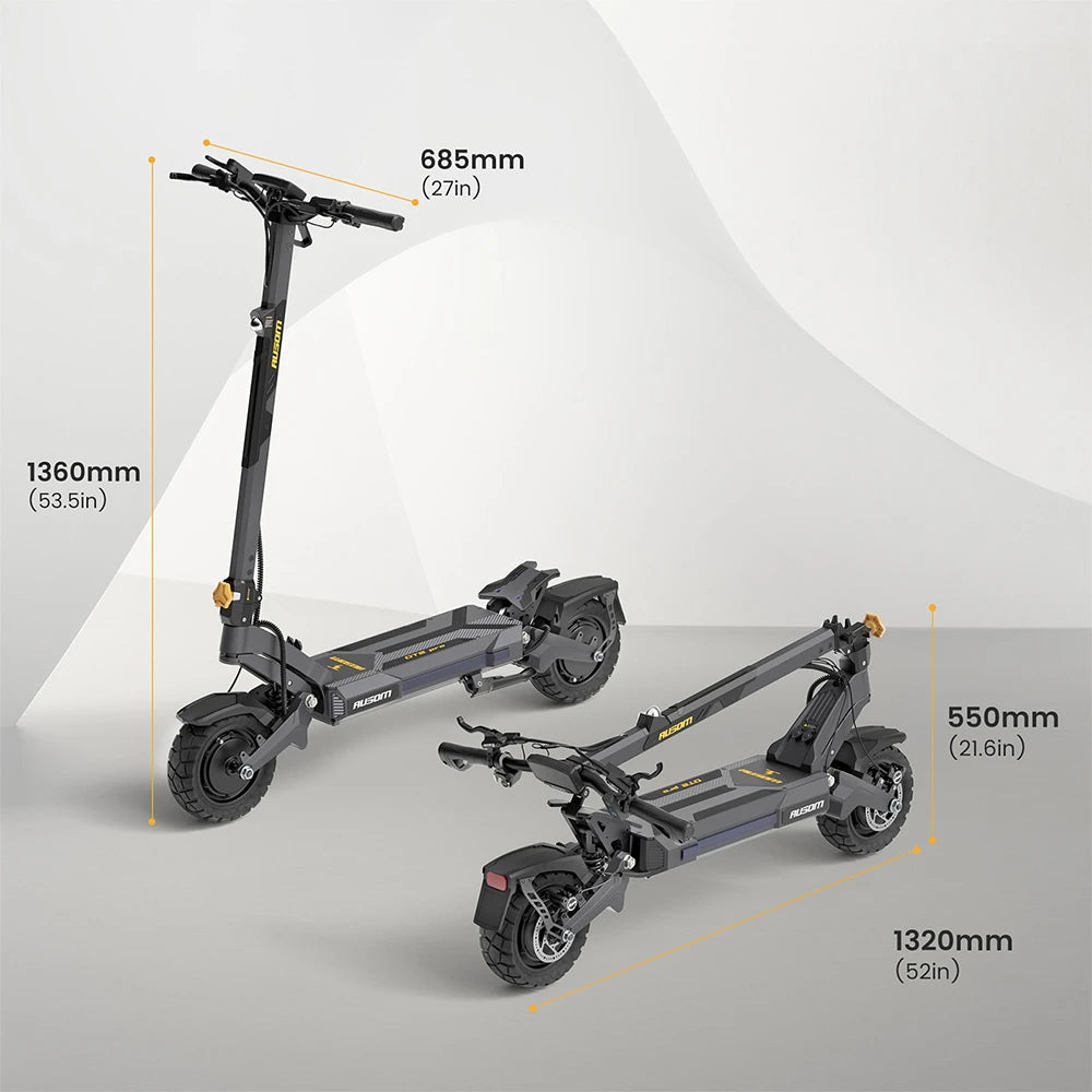 Ausom DT2Pro 2200W | 52V | 23.4ah | 68km/h